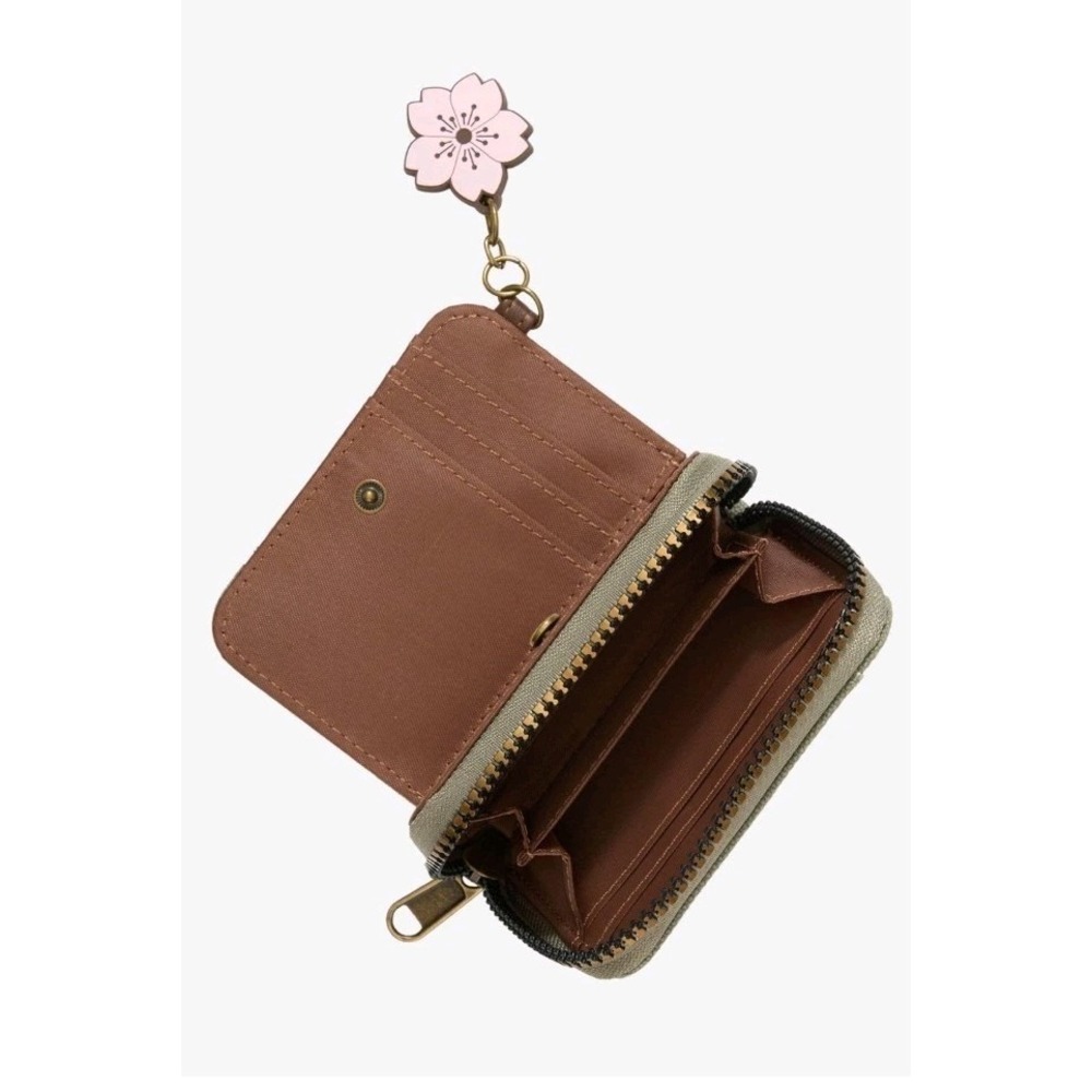 Studio Ghibli Spirited Away Soot Sprite Cherry Blossom Messenger Bag & WALLET! - Picture 9 of 9